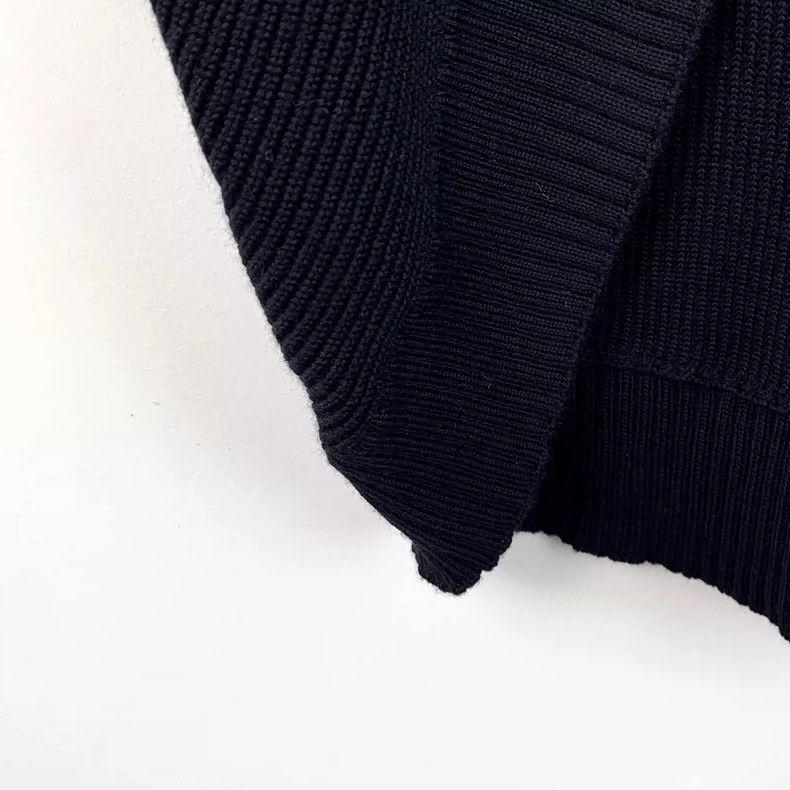 Versace Versace Black Long Sleeve Cardigan with Buttons Size S / US 4 / IT 40 - 4 Thumbnail