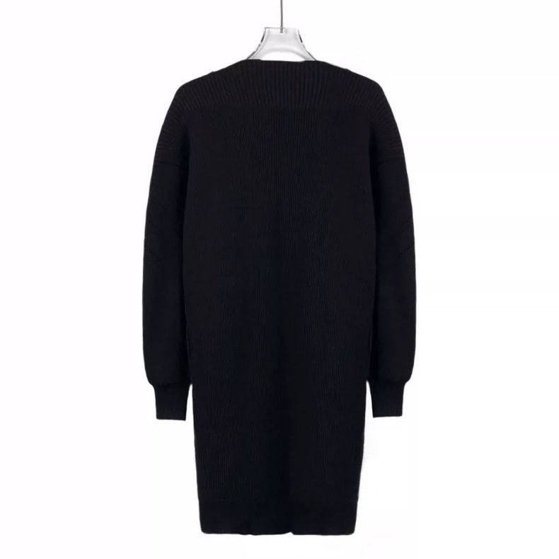 Versace Versace Black Long Sleeve Cardigan with Buttons Size S / US 4 / IT 40 - 2 Thumbnail