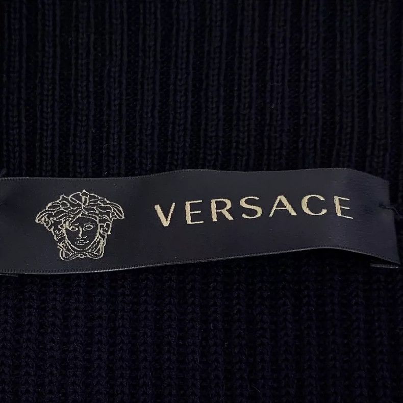 Versace Versace Black Long Sleeve Cardigan with Buttons Size S / US 4 / IT 40 - 5 Thumbnail