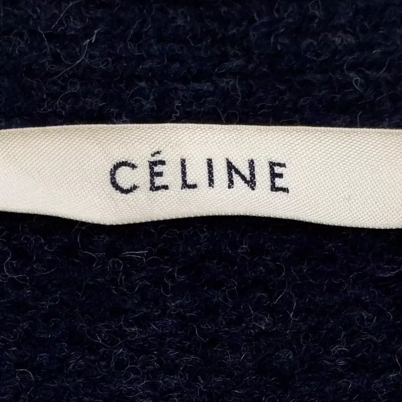 Celine Celine Black Wool V-Neck Cardigan Sweater Size S / US 4 / IT 40 - 5 Thumbnail