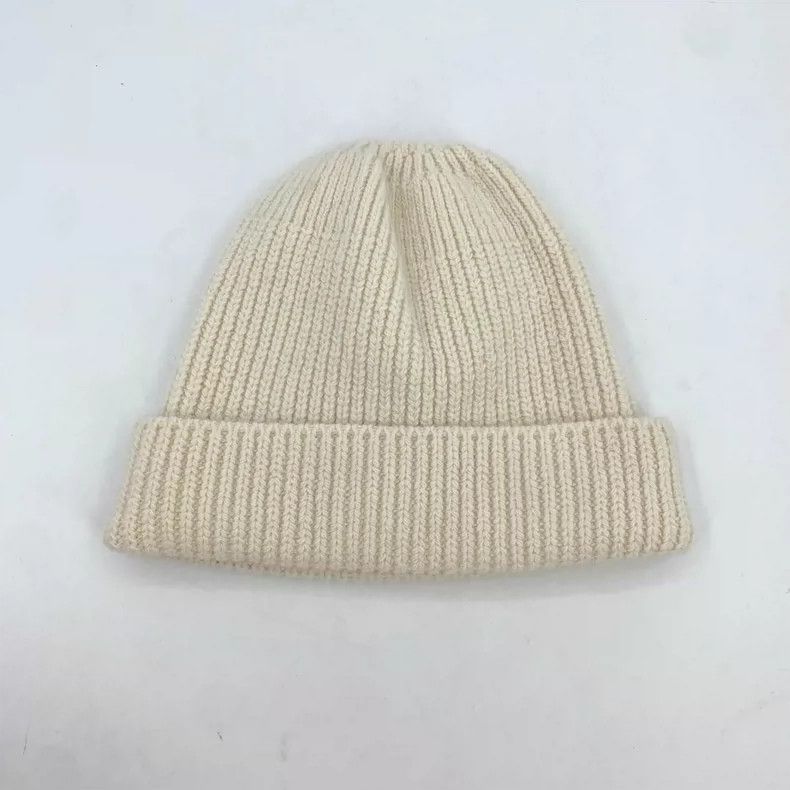 Prada Prada Beige Wool Knitted Beanie Hat Size ONE SIZE - 2 Thumbnail