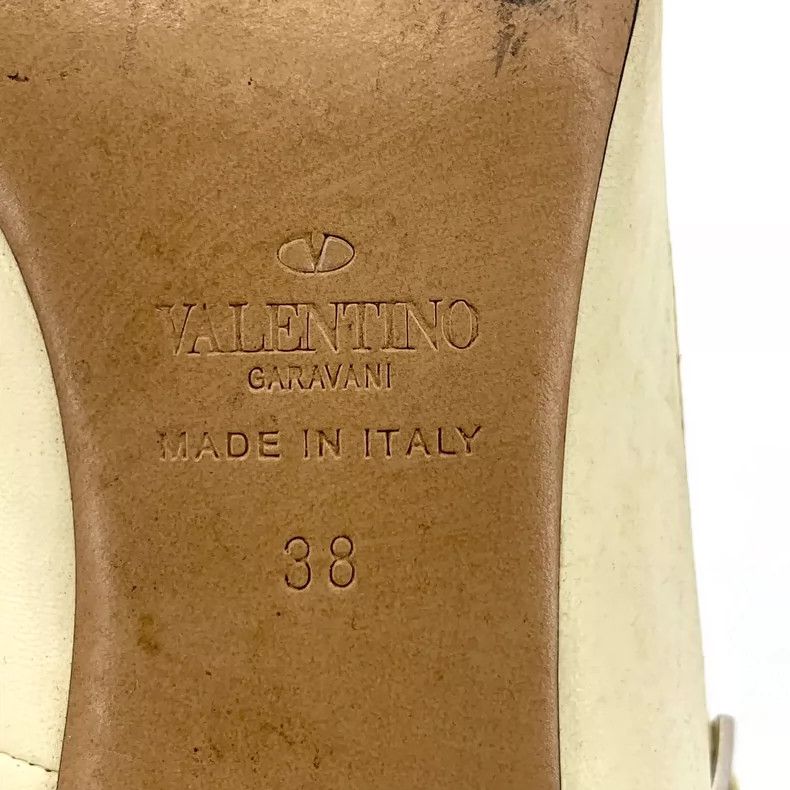 Valentino Valentino Beige Strappy High Heel Shoes Size US 7 / IT 37 - 6 Thumbnail