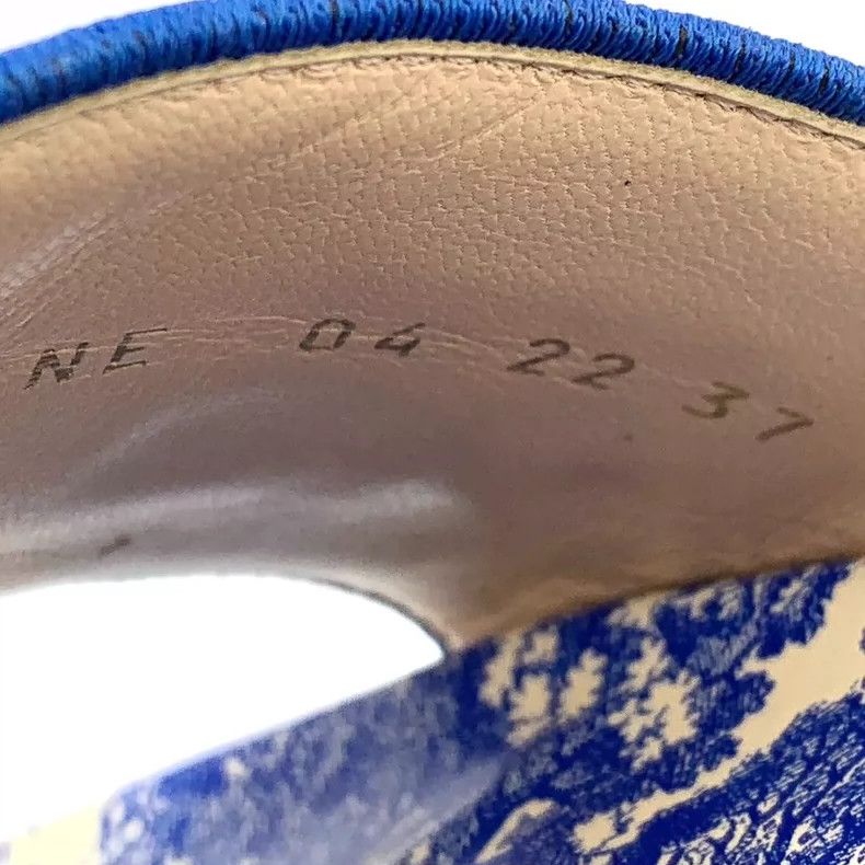Dior Christian Dior Blue Logo Casual Slippers Size US 6 / IT 36 - 7 Thumbnail