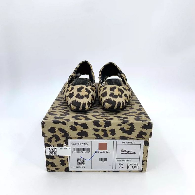 Dior Christian Dior Leopard Print Flat Shoes Size 37 Size US 6 / IT 36 - 8 Thumbnail