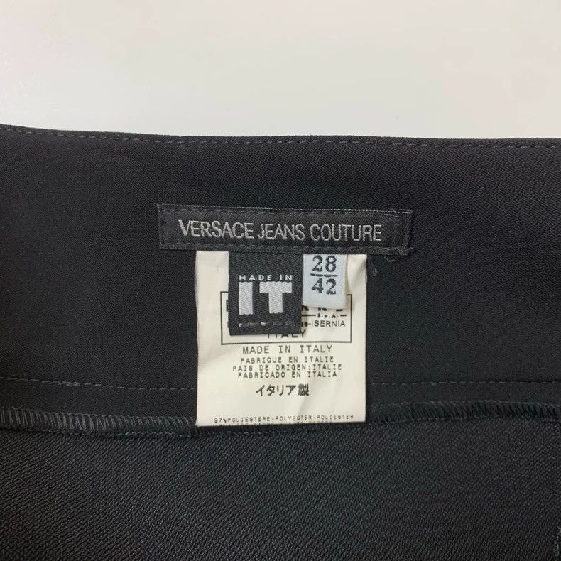 Versace Versace Dark Short Skirt Size 42 Size 42" / US 20 - 3 Thumbnail