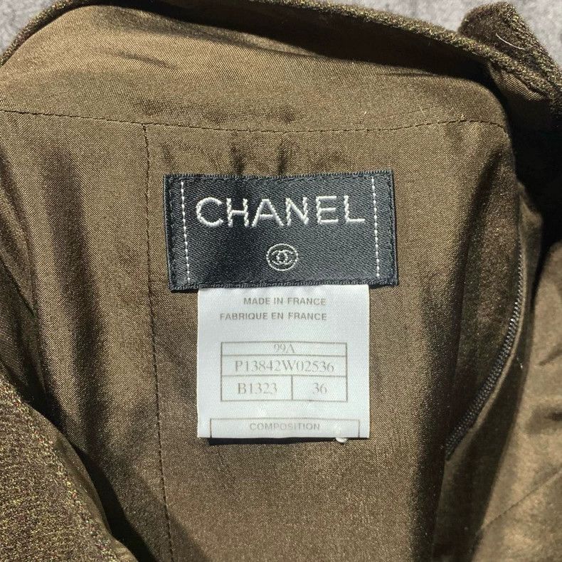 Chanel Chanel Knitted Bodycon Skirt Size 36 Size 36" / US 14 / IT 50 - 4 Thumbnail