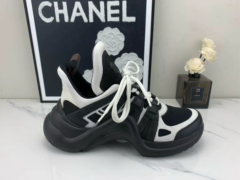 Louis Vuitton Louis Vuitton Archlight Sneakers in Black and White Size US 7 / IT 37 - 6 Thumbnail