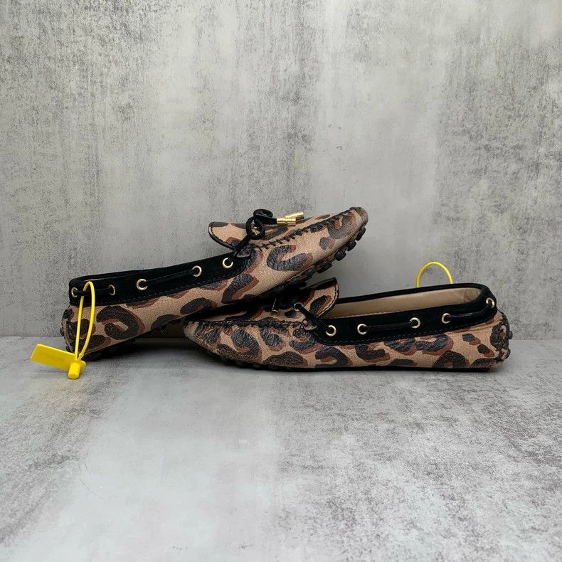 Louis Vuitton Leopard Print Loafers Shoes Size 37.5 Size US 7 / IT 37 - 2 Thumbnail