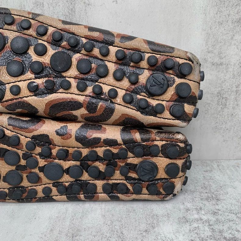 Louis Vuitton Leopard Print Loafers Shoes Size 37.5 Size US 7 / IT 37 - 8 Thumbnail
