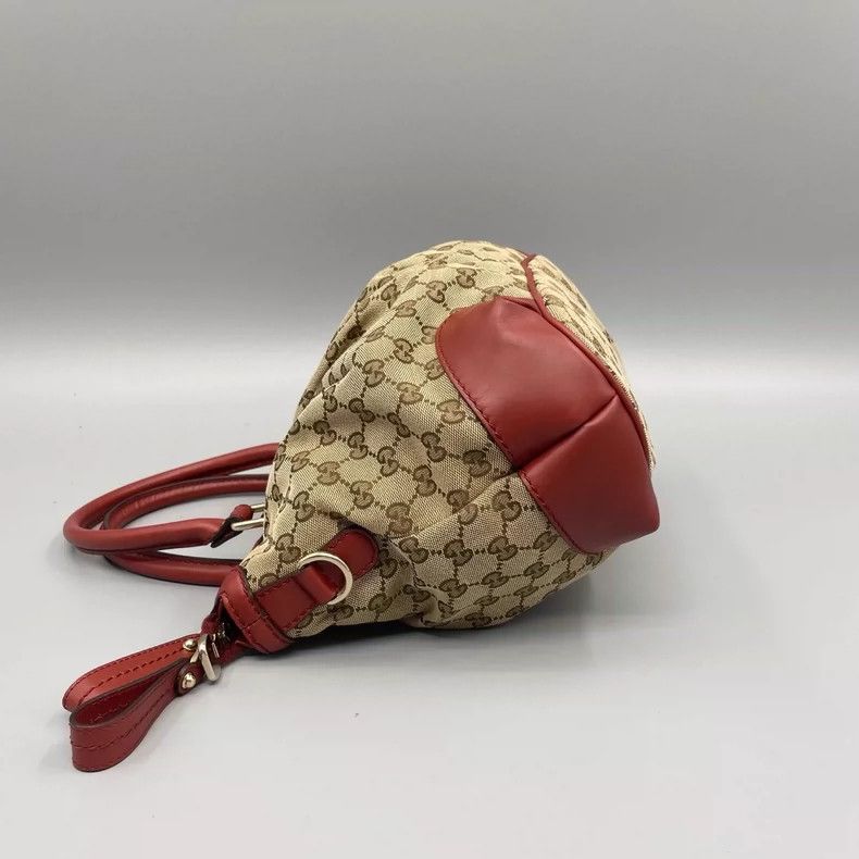 Gucci Gucci Classic Canvas Handbag with Red Accents Size ONE SIZE - 3 Thumbnail