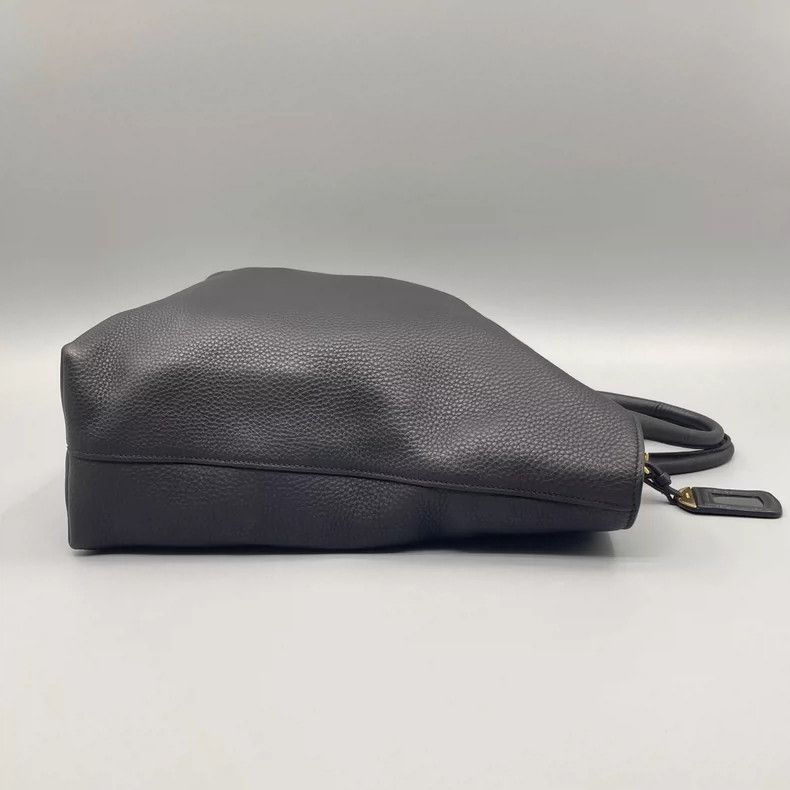 Prada Prada Black Leather Tote Bag with Strap Size ONE SIZE - 5 Thumbnail