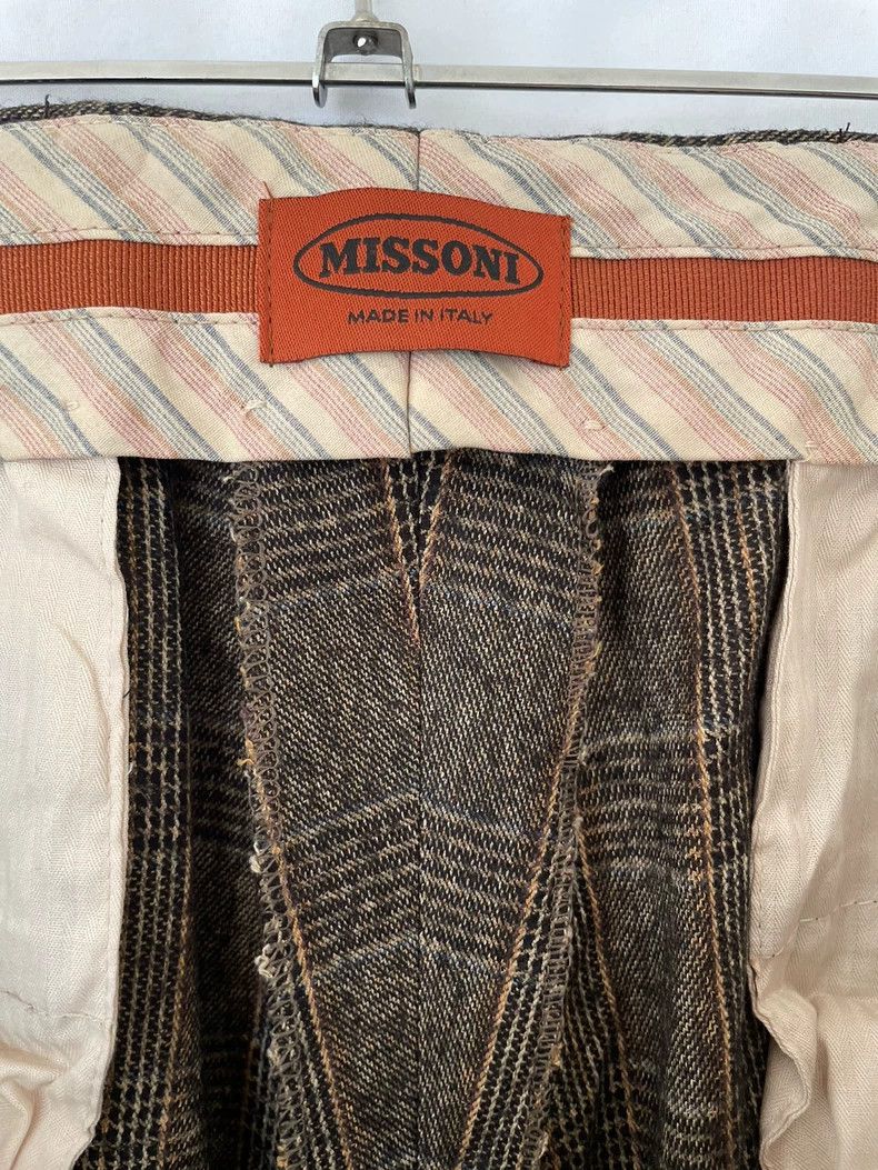 Missoni Missoni Men's Plaid Trousers Size 48 Size US 44 / EU 60 - 7 Thumbnail