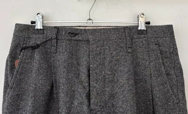 Missoni Missoni Gray Houndstooth Wool Trousers Size 42" / US 20 - 3 Thumbnail