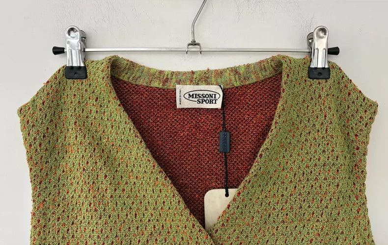 Missoni Missoni Sport Women's Knitted Vest in Green Size M / US 6-8 / IT 42-44 - 3 Thumbnail