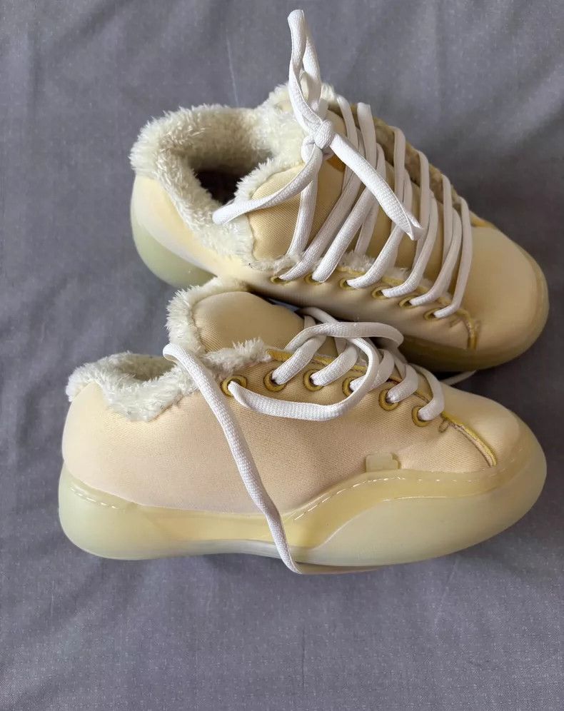 Balenciaga Yellow ERL Bread Sneakers for Women Size US 7 / IT 37 - 7 Thumbnail