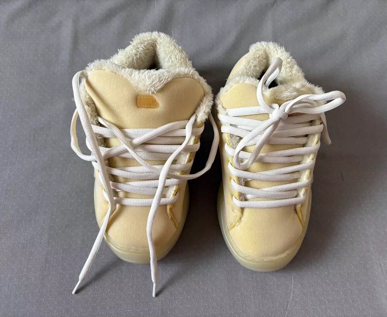 Balenciaga Yellow ERL Bread Sneakers for Women Size US 7 / IT 37 - 3 Thumbnail