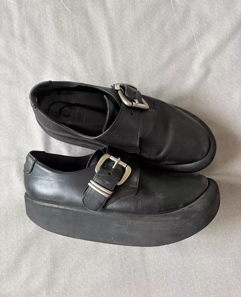 Yohji Yamamoto Thick Sole Loafers with Buckle Strap Size US 6 / IT 36 - 2 Thumbnail