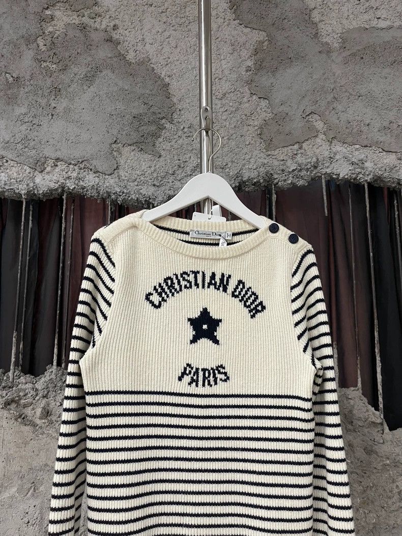 Dior Dior Striped Star Sweater Size 36 Size S / US 4 / IT 40 - 3 Thumbnail