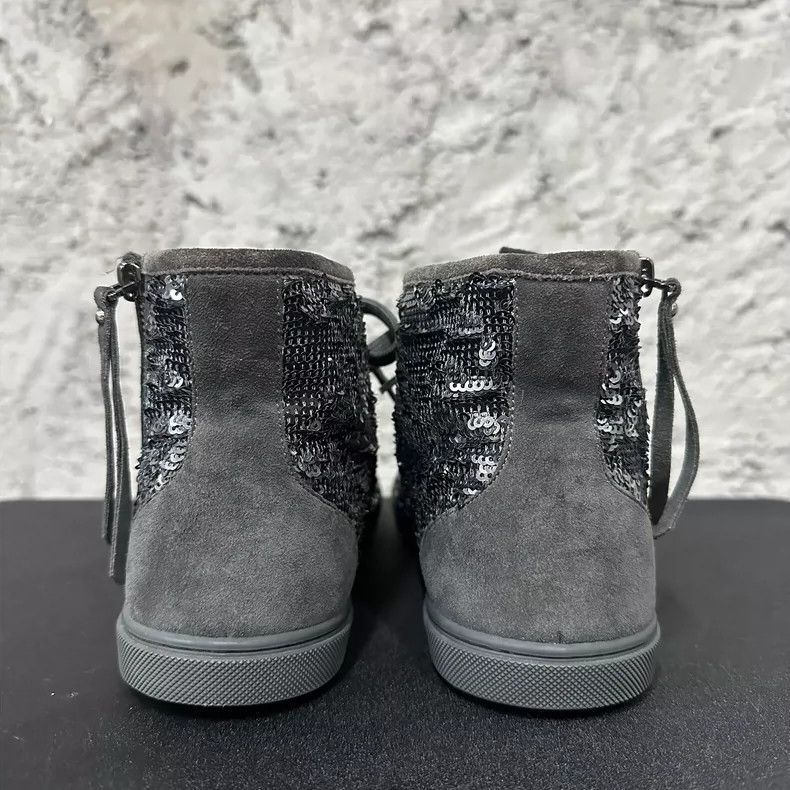 Louis Vuitton Louis Vuitton High-Top Sneakers with Sequins Size US 7 / IT 37 - 3 Thumbnail