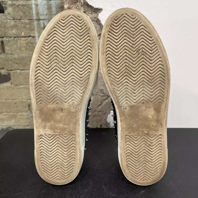 Rick Owens Black and White Slip-On Sneakers with Fur Size US 6 / IT 36 - 7 Thumbnail