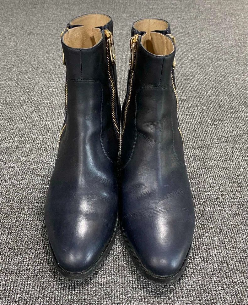Chanel Chanel Logo Zip Ankle Boots Size US 8 / IT 38 - 4 Thumbnail