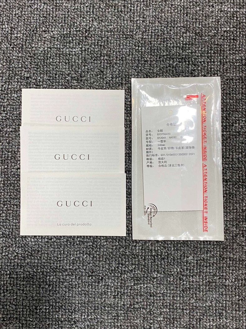 Gucci GUCCI Diamante Decorated Sneakers for Women Size US 7 / IT 37 - 9 Thumbnail