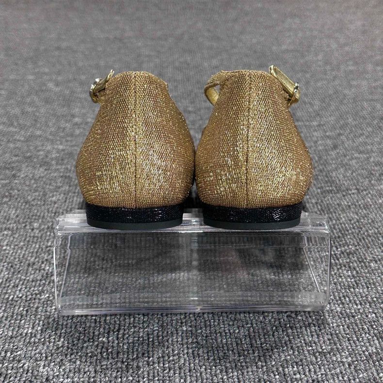 Chanel New Chanel Black Gold Flat Shoes Size US 8 / IT 38 - 5 Thumbnail