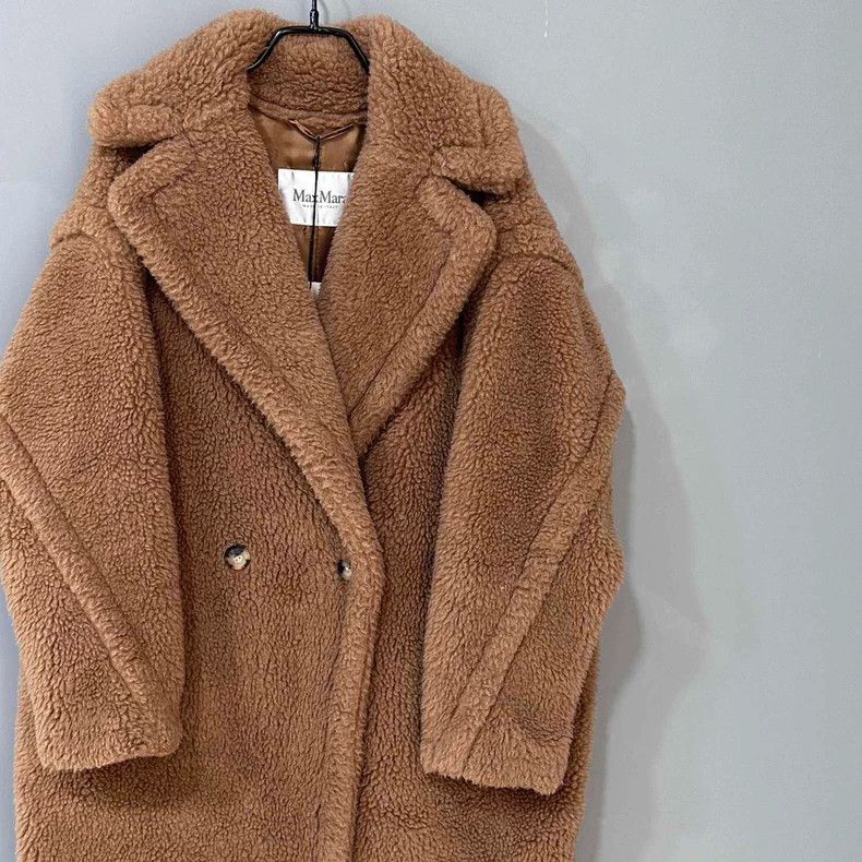 Max Mara New Camel Teddy Coat by MaxMara Size XS / US 0-2 / IT 36-38 - 2 Thumbnail