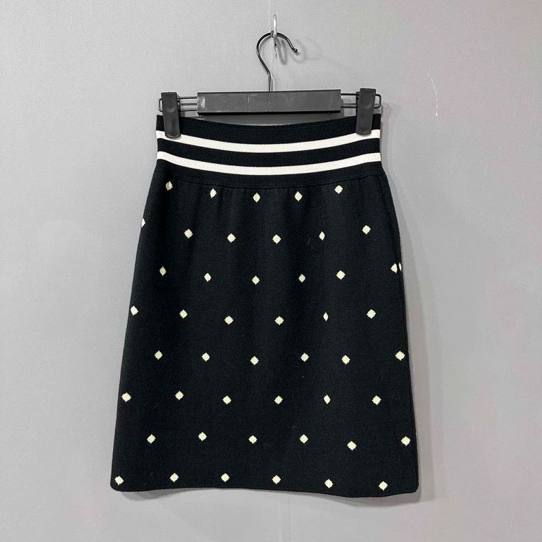 Hermes HERMES Knitted Skirt with Pattern Size 36" / US 14 / IT 50 - 3 Thumbnail