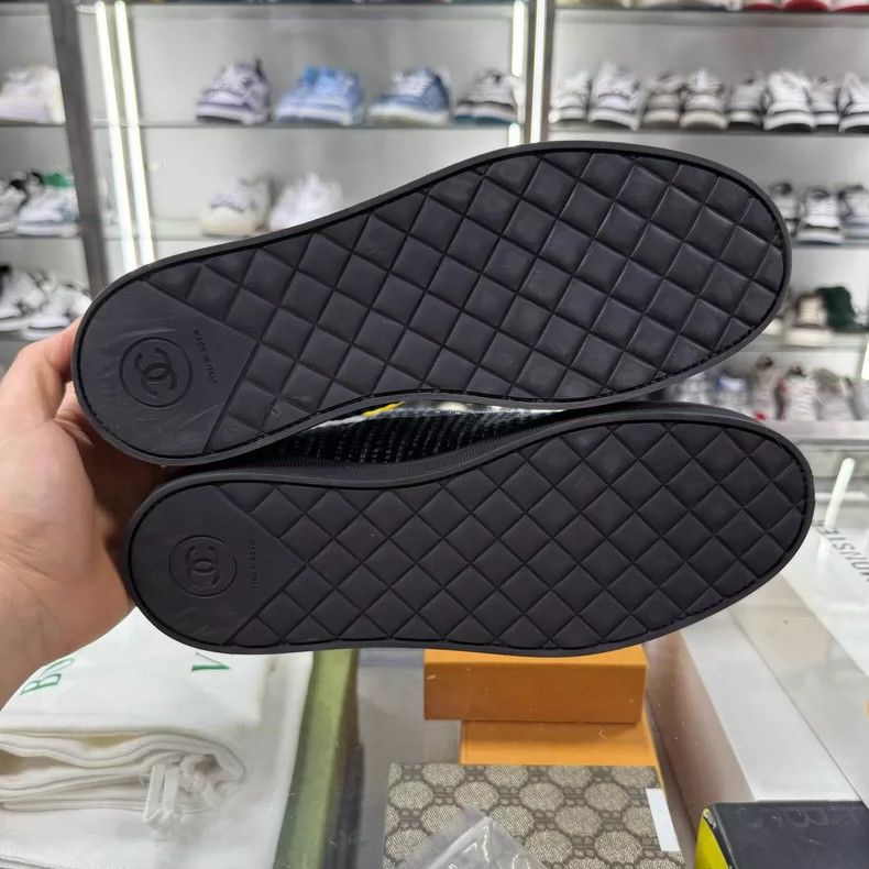 Chanel CHANEL Fabric Sneakers Size 37.5 Original Box Size US 8 / IT 38 - 7 Thumbnail