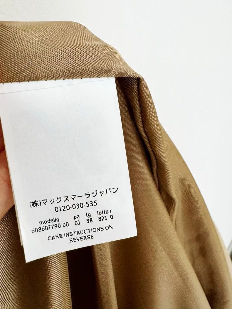 Max Mara Maxmara Wool Coat with Fur Sleeves Size XS / US 0-2 / IT 36-38 - 3 Thumbnail