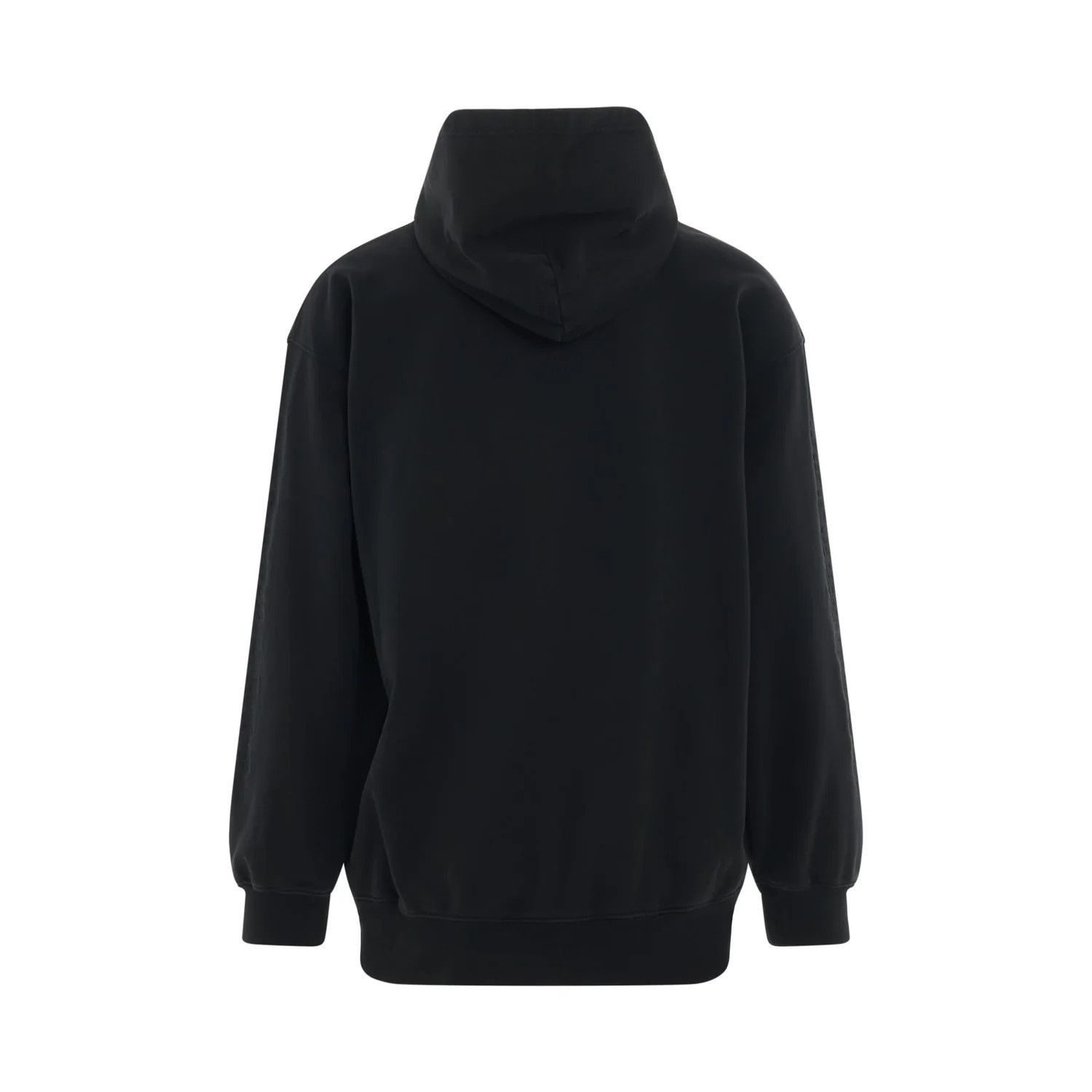Balenciaga BB paris icon medium fit hoodie washed black Size US M / EU 48-50 / 2 - 2 Thumbnail