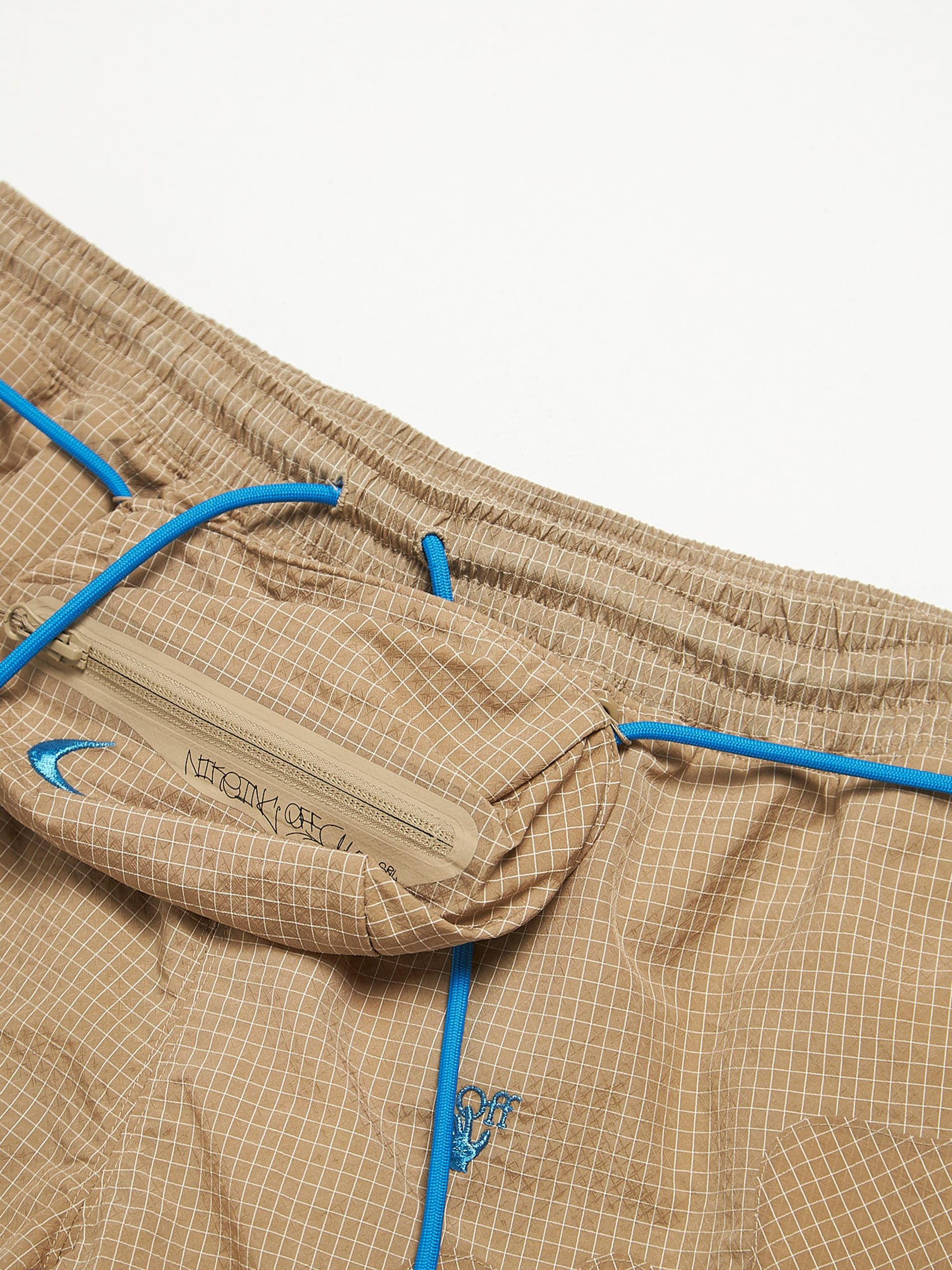 Nike Camel Ripstop Bag Detailed Nylon Shorts Size US 36 / EU 52 - 3 Thumbnail