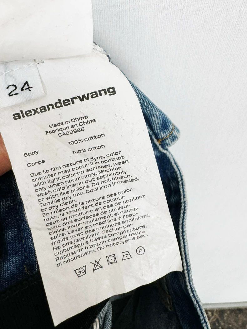 Alexander Wang Alexander Wang Denim Mini Skirt Size 24 Size 24" / US 00 / IT 34 - 5 Thumbnail