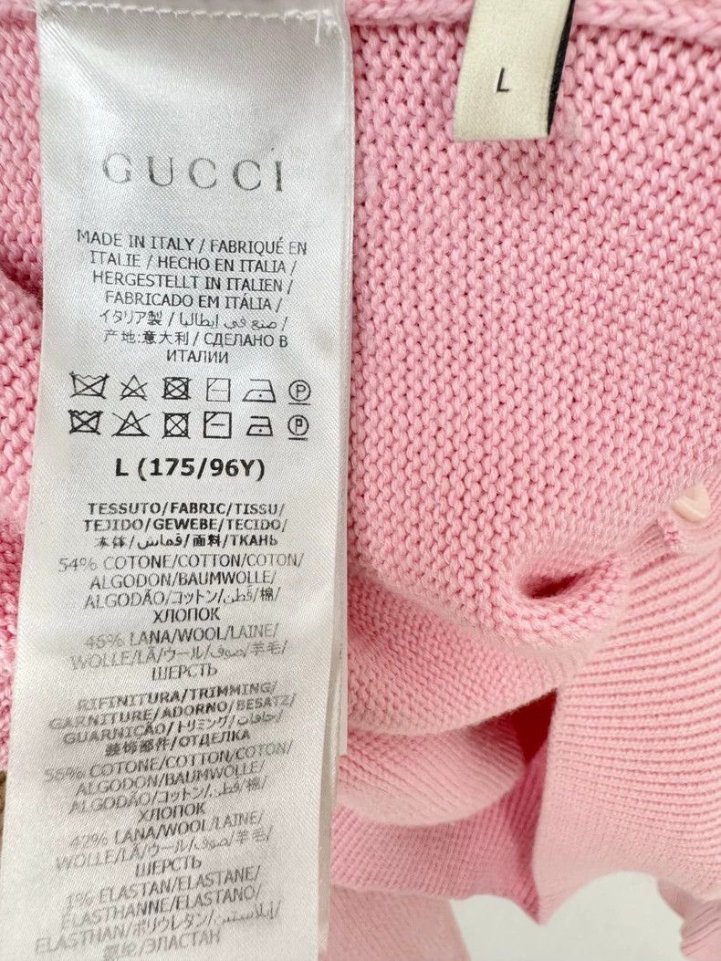 Gucci Gucci Wool Cardigan with Heart Design Size XL / US 12-14 / IT 48-50 - 5 Thumbnail