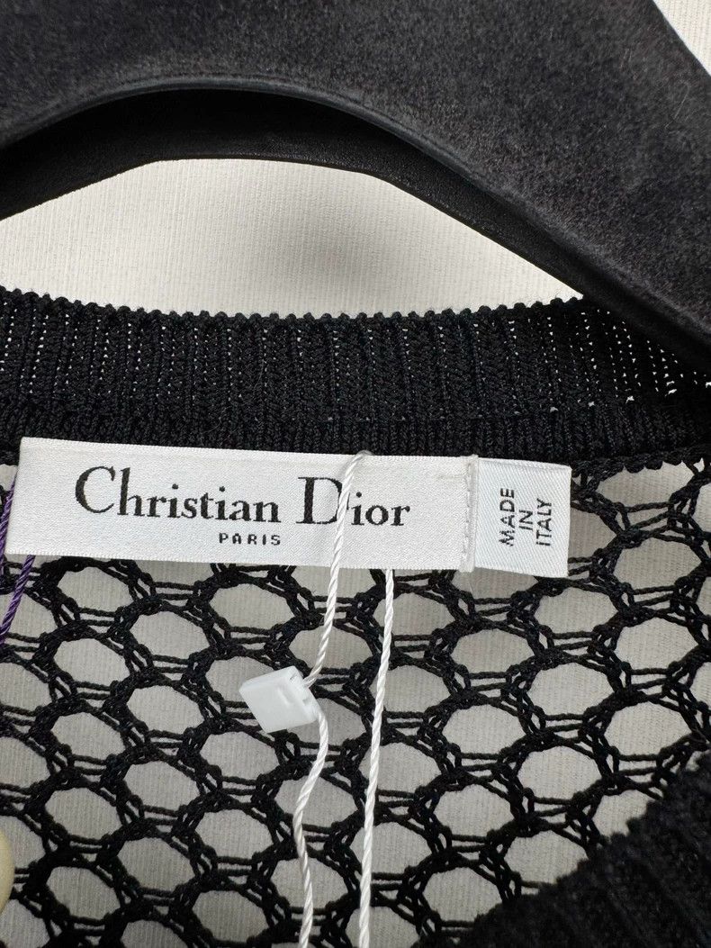 Dior Dior Hollow Knit Cardigan Size 40 Size M / US 6-8 / IT 42-44 - 2 Thumbnail