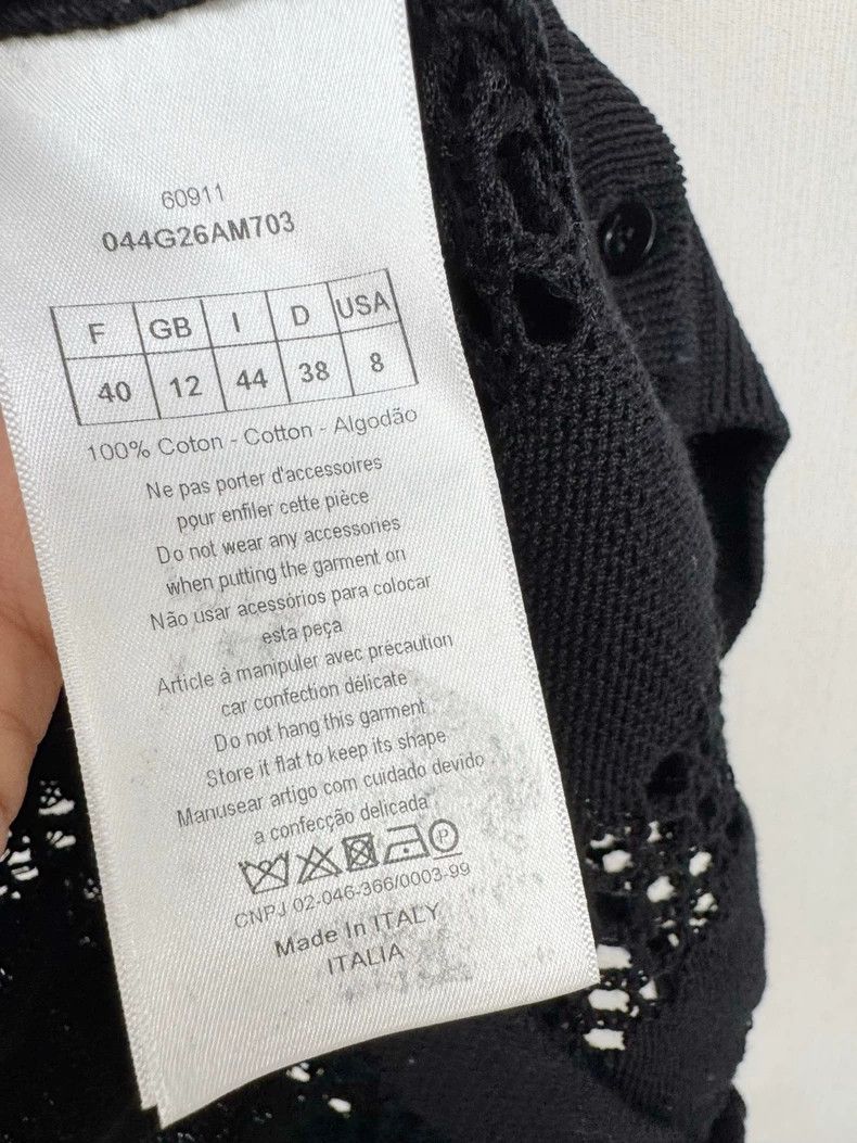 Dior Dior Hollow Knit Cardigan Size 40 Size M / US 6-8 / IT 42-44 - 3 Thumbnail