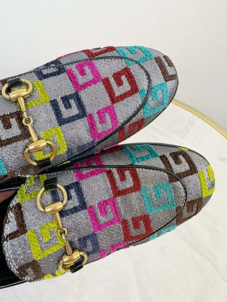 Gucci Gucci Colorful Loafers Size 35.5 Size US 6 / EU 39 - 2 Thumbnail
