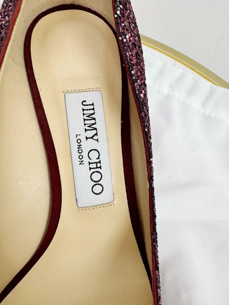 Jimmy Choo Jimmy Choo Glitter High Heels Size 36.5 Size US 6 / IT 36 - 3 Thumbnail