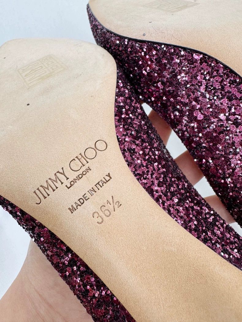 Jimmy Choo Jimmy Choo Glitter High Heels Size 36.5 Size US 6 / IT 36 - 8 Thumbnail