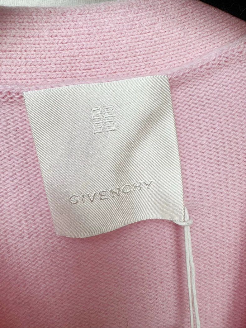 Givenchy Pink Cardigan with Metal Studs