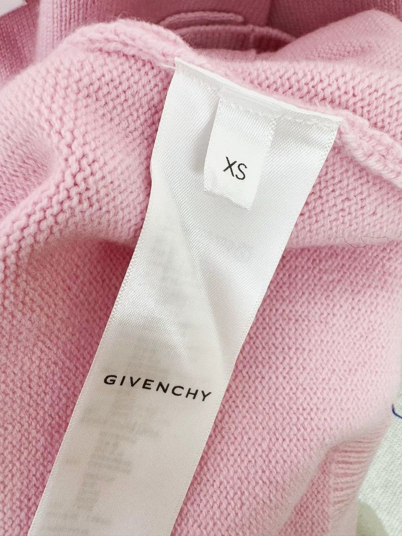 Givenchy Pink Cardigan with Metal Studs