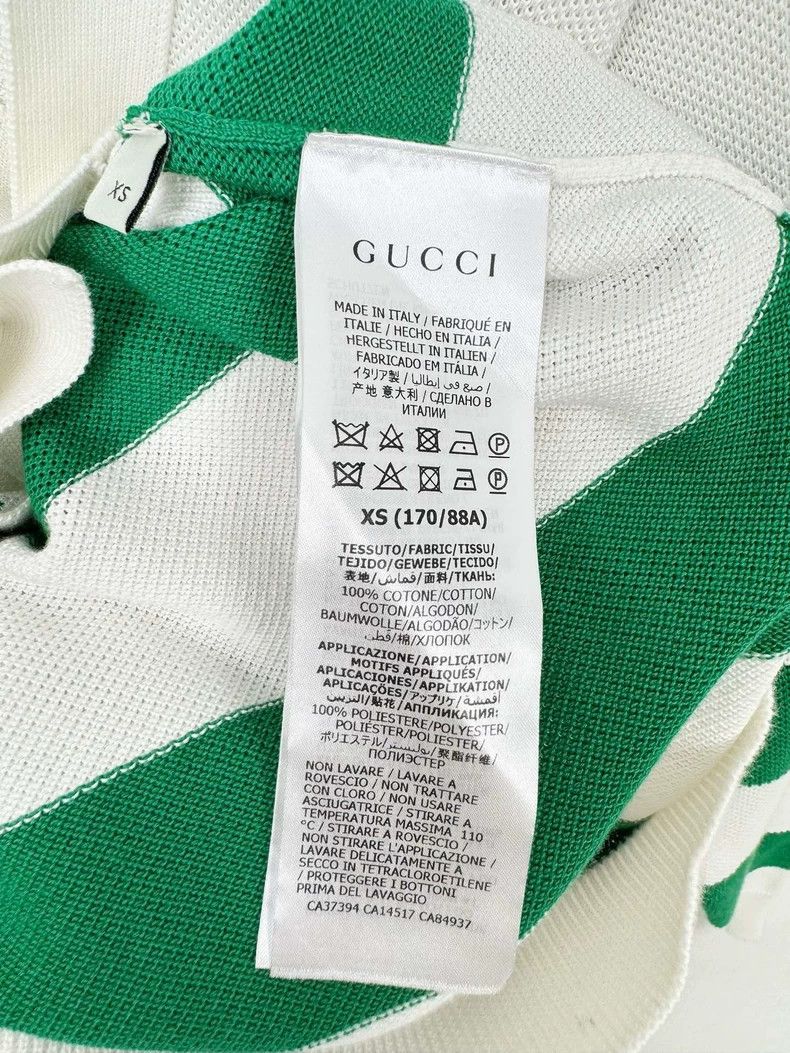 Gucci Gucci Green and White Striped Cardigan Size XS / US 0-2 / IT 36-38 - 5 Thumbnail