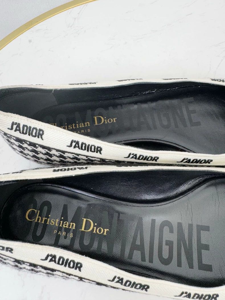 Dior Dior Houndstooth Flats Size 37 Size US 6 / IT 36 - 9 Thumbnail