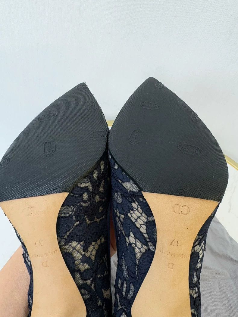 Dior Dior Lace High Heels Size 37 Size US 7 / IT 37 - 6 Thumbnail