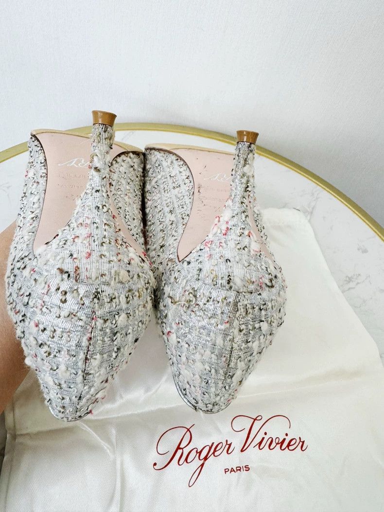 Roger Vivier Water Diamond Weave Shoes