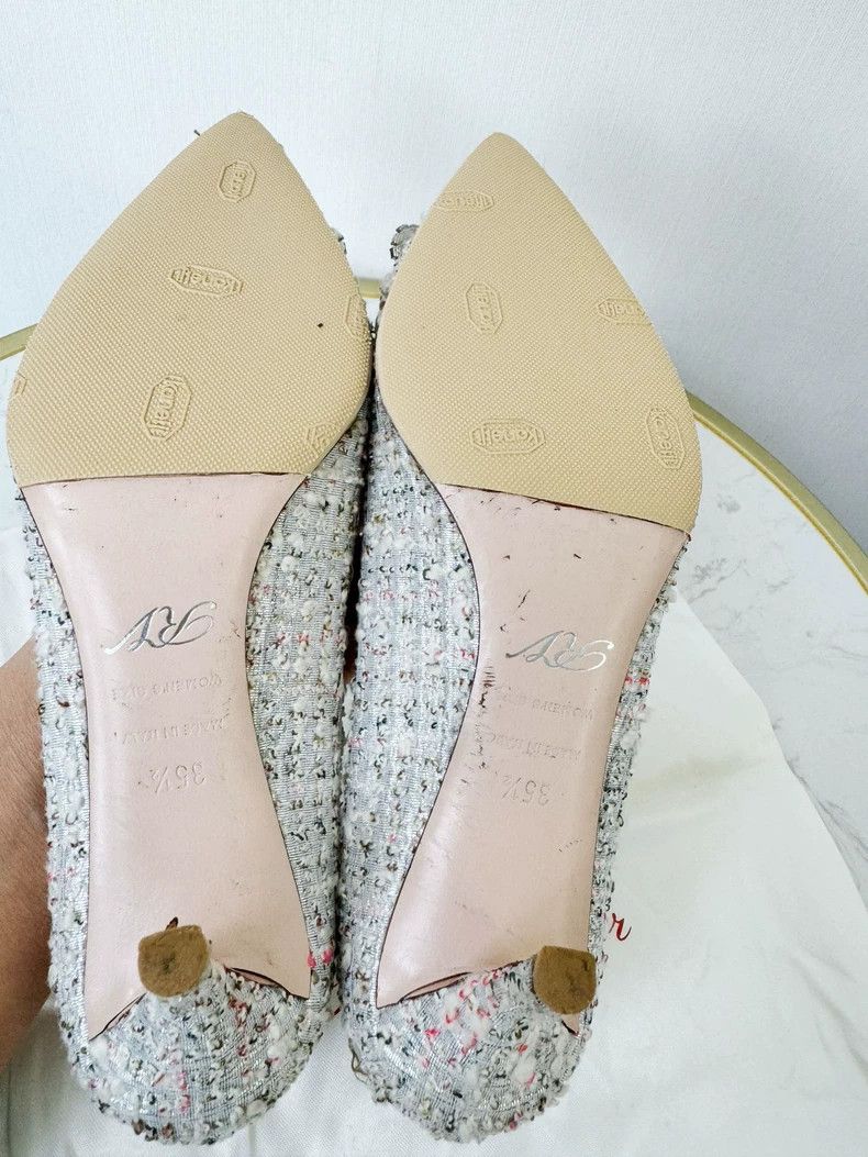 Roger Vivier Water Diamond Weave Shoes