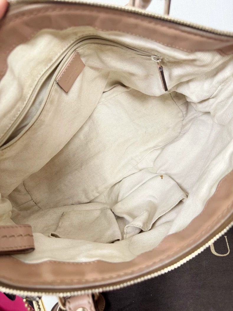 Gucci Gucci Canvas Handbag Used Good Condition Size ONE SIZE - 6 Thumbnail