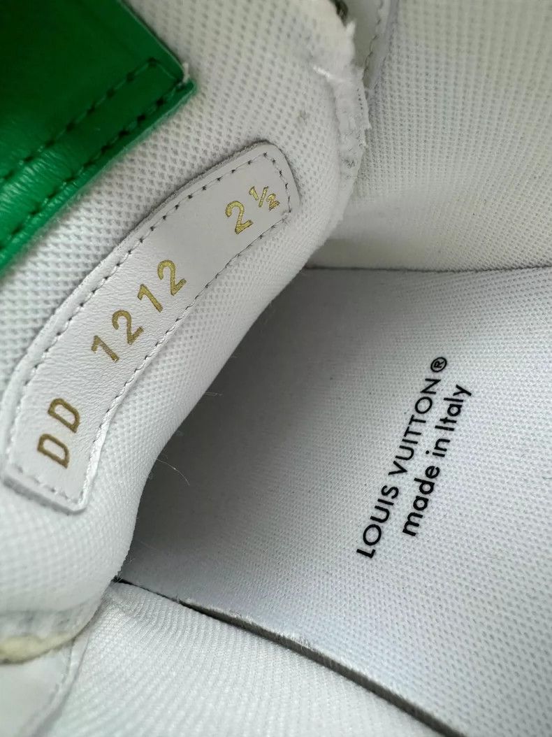 Louis Vuitton Louis Vuitton Green Dots Trainer Size 36.5 Size US 6 / IT 36 - 7 Thumbnail