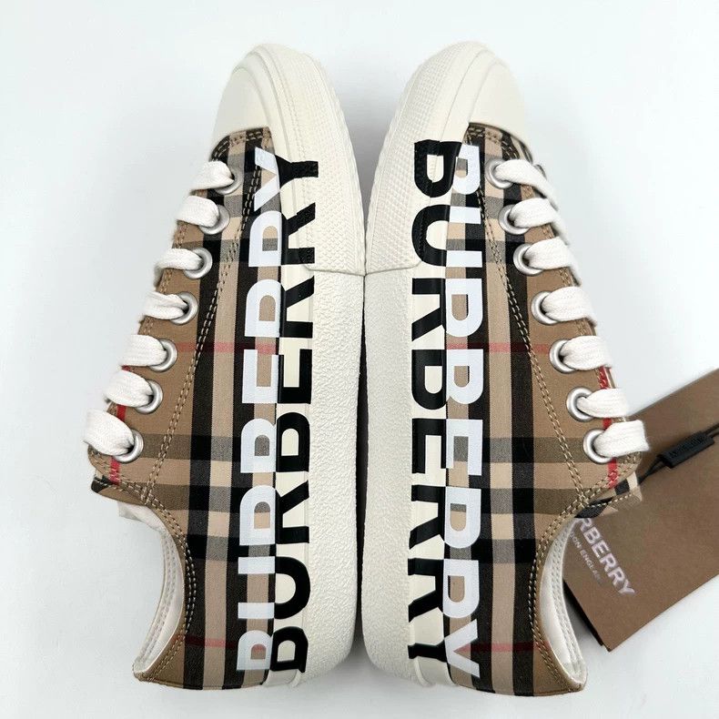 Burberry Burberry Classic Check Pattern Sneakers Size US 6 / IT 36 - 7 Thumbnail